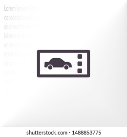 Vector icon ticket 10 EPS . Lorem Ipsum Illustration design