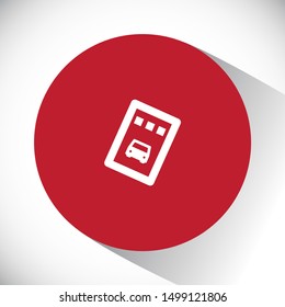 Vector icon ticket 10 EPS . Lorem Ipsum Illustration design