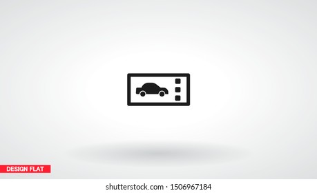 Vector icon ticket 10 EPS . Lorem Ipsum Illustration design