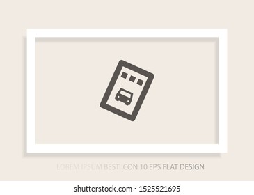Vector icon ticket 10 EPS . Lorem Ipsum Illustration design