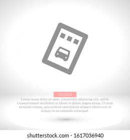 Vector icon ticket 10 EPS . Lorem Ipsum Illustration design