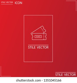 vector icon Ticket 