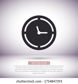 vector icon times , lorem ipsum Flat design
