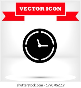 tiempos de icono vectorial, lorem ipsum Diseño plano
