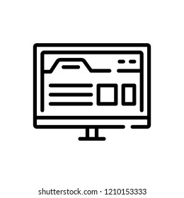 Vector icon for title