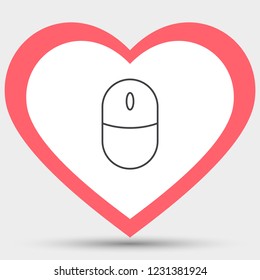 Vector icon tmouse 10 EPS