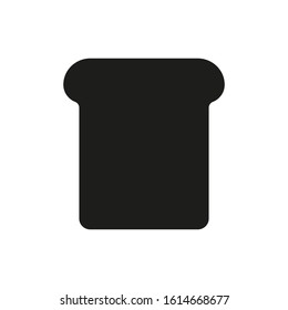 vector icon with toast with butter and jam