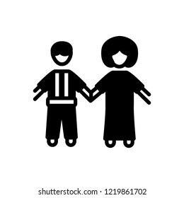 Vector icon for together