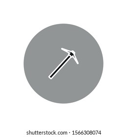 vector icon, tool spike, formed with simple shapes