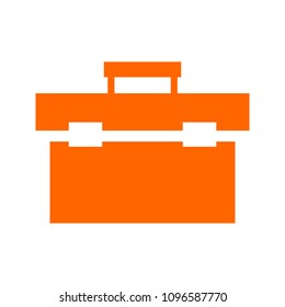 Vector icon toolbox glyph on white background.
