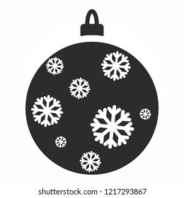 Vector icon toy christmas tree 10 EPS