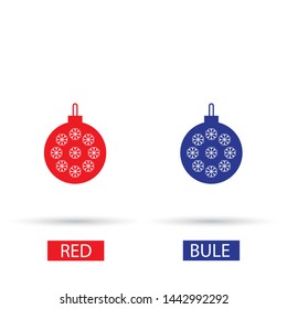Vector icon toy christmas tree 10 EPS . Lorem Ipsum Illustration design