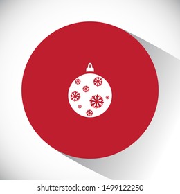 Vector icon toy christmas tree 10 EPS . Lorem Ipsum Illustration design
