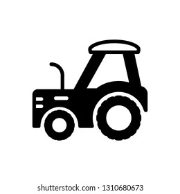 Vector Icon Tractor Stock Vector (Royalty Free) 1310680673 | Shutterstock