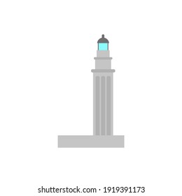 vector icon, trafalgar lighthouse in cadiz