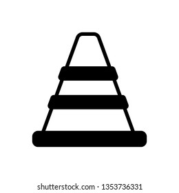 Vector icon for traffic cone