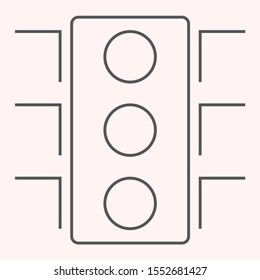 Vector icon traffic light 10 EPS . Lorem Ipsum Illustration design