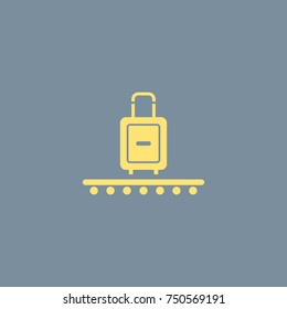Vector icon of Travel bag. Eps-10. 