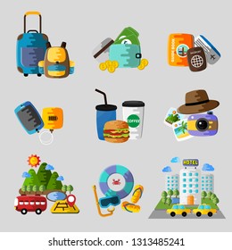vector icon travel concept