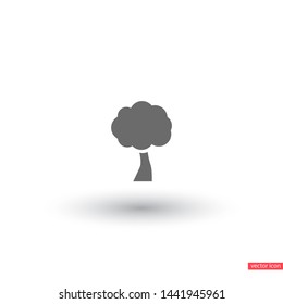 Vector icon tree 10 EPS . Lorem Ipsum Illustration design
