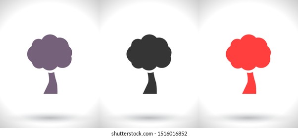 Vector icon tree 10 EPS . Lorem Ipsum Illustration design