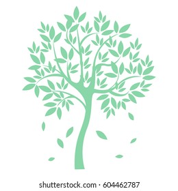 Vector icon tree illustration element nature sign