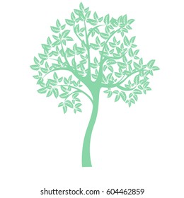 Vector icon tree illustration element nature sign