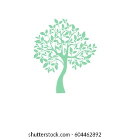 Vector icon tree illustration element nature sign