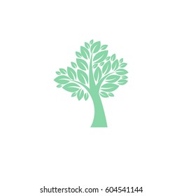 Vector icon tree illustration element nature sign