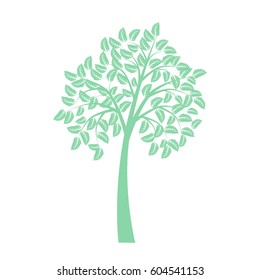 Vector icon tree illustration element nature sign