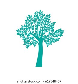 Vector icon tree illustration element nature sign