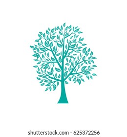 Vector icon tree illustration element nature sign