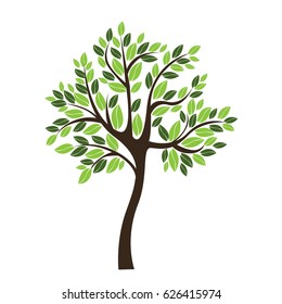 Vector icon tree illustration element nature sign