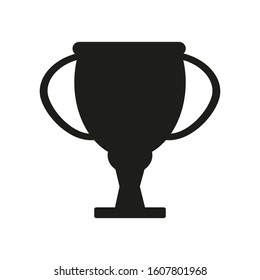 vector icon with trophy cup shape