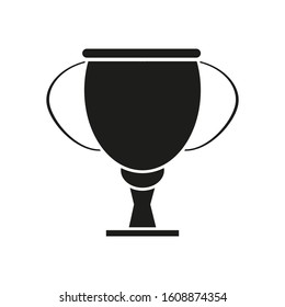 vector icon with trophy cup shape