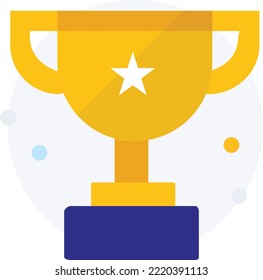 Recompensa de oro del icono del vector 