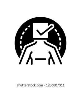 Vector icon for true