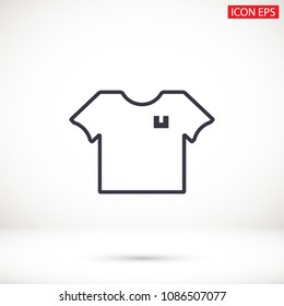 Vector icon T-shirt 10 EPS
