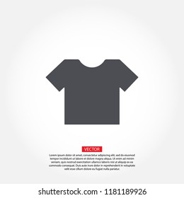 Vector icon T-shirt 10 EPS