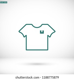 Vector icon T-shirt 10 EPS