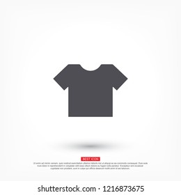 Vector icon T-shirt 10 EPS