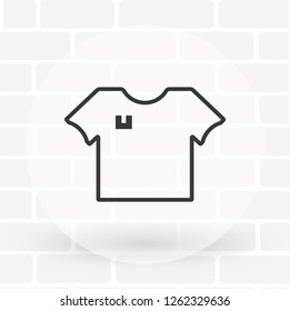 Vector icon T-shirt 10 EPS
