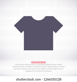 Vector icon T-shirt 10 EPS