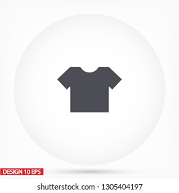 Vector icon T-shirt 10 EPS