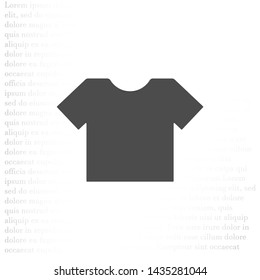 Vector icon T-shirt 10 EPS . Lorem Ipsum Illustration design