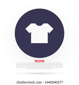 Vector icon T-shirt 10 EPS . Lorem Ipsum Illustration design