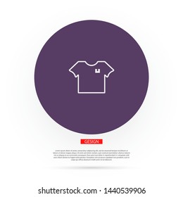 Vector icon T-shirt 10 EPS . Lorem Ipsum Illustration design