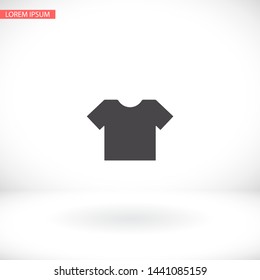 Vector icon T-shirt 10 EPS . Lorem Ipsum Illustration design
