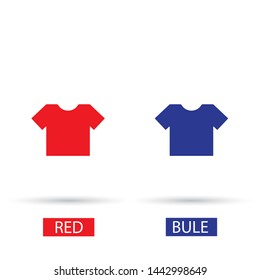 Vector icon T-shirt 10 EPS . Lorem Ipsum Illustration design