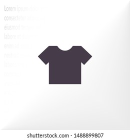 Vector icon T-shirt 10 EPS . Lorem Ipsum Illustration design